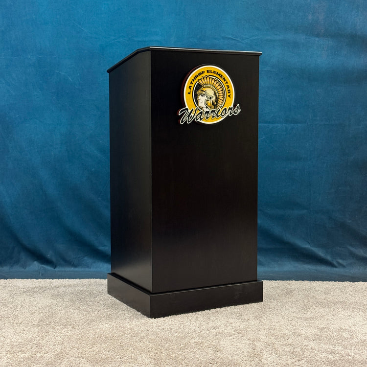 Collegiate™ Podium (CPD677) – Premium Solid Cherry Wood Lectern