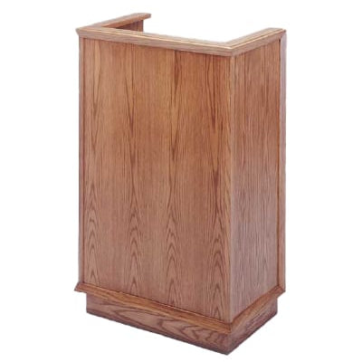 Wooden podium pulpit