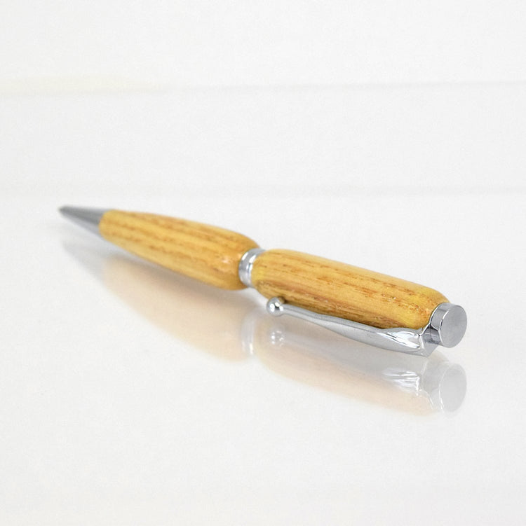 Handcrafted Missouri White Ash Wood Pen – Refillable Ballpoint