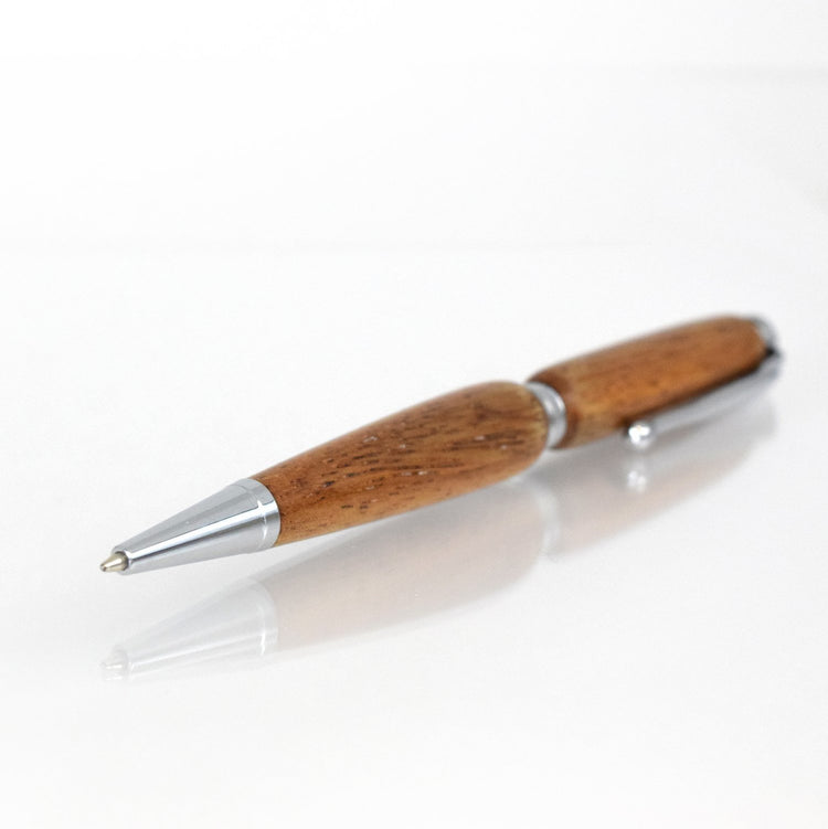 Handcrafted Koa Wood Pen – Refillable Ballpoint | Hawaiian Hardwood