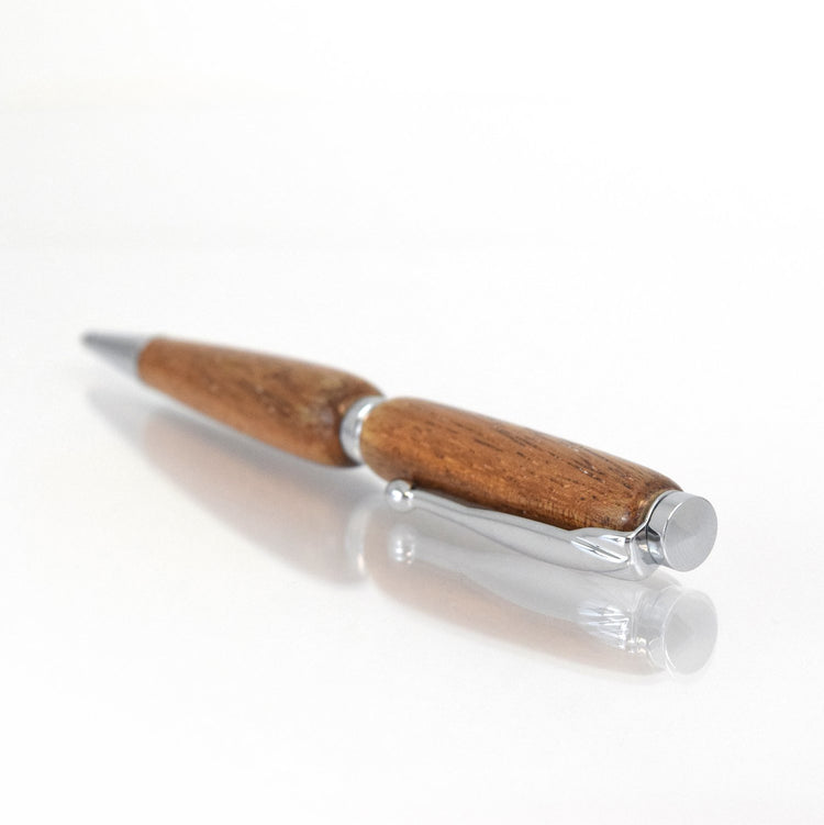 Handcrafted Koa Wood Pen – Refillable Ballpoint | Hawaiian Hardwood