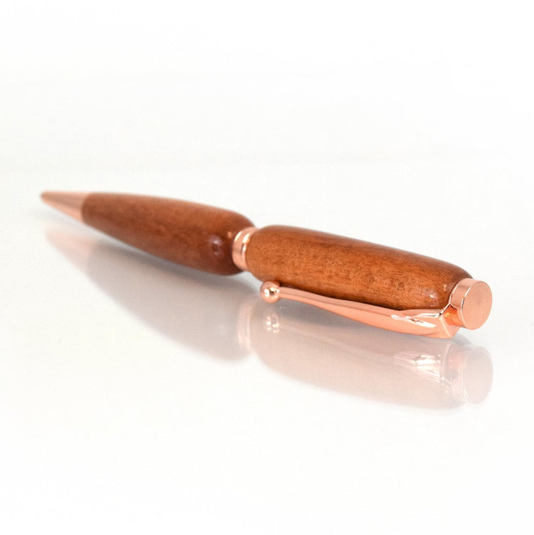 Pink Ivory Wood Handcrafted Pen - Daily Writer