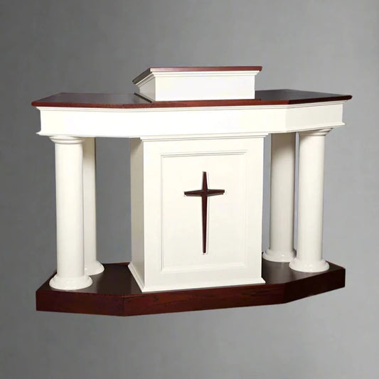 Custom Sacred Wood Church Pulpit #810