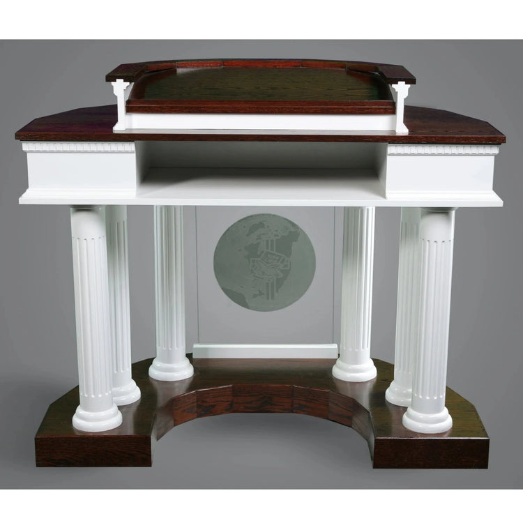 Modern Church Wood Custom Pulpit #8302