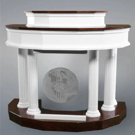 Modern Church Wood Custom Pulpit #8302