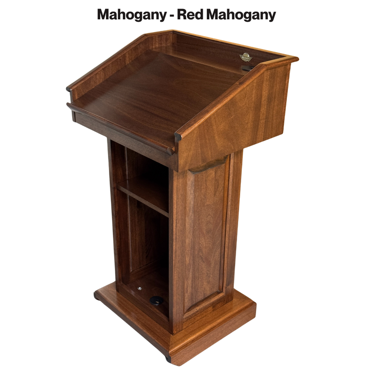 Counselor™ Handcrafted Wooden Presentation Podium