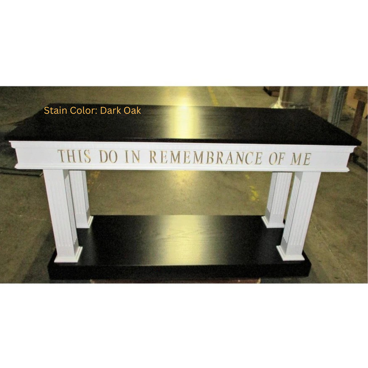 Sacred Church Wood Roman Communion Table #8405