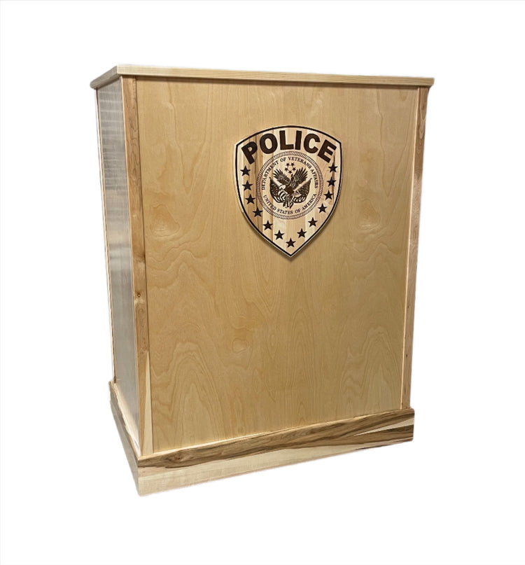 The Defender™ Work Station offers concealed ballistic protection with NIJ Level III materials, ideal for schools, police, and courthouses.