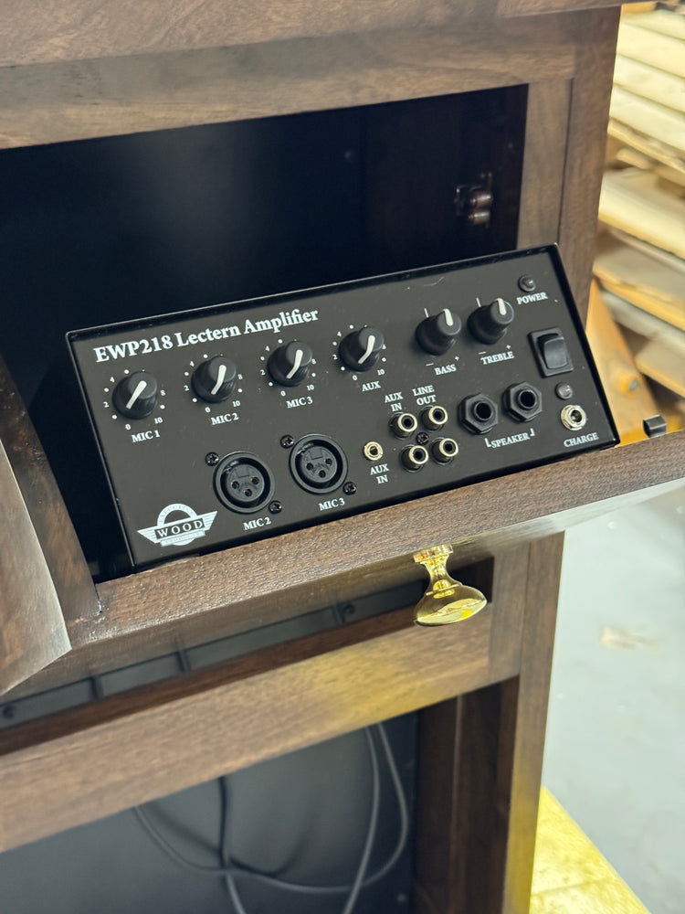Counselor Evolution™ Premium Wooden Portable Sound Podium