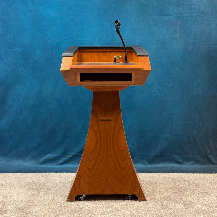 StatesMan Slim™ Podium – Premium Handcrafted Wooden Lectern