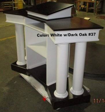 Custom Sacred Wood Church Pulpit #810