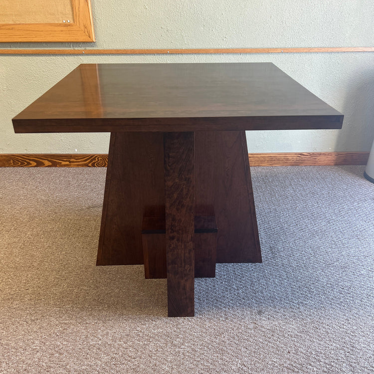 Luxury Cherry Wood Office Table - Square