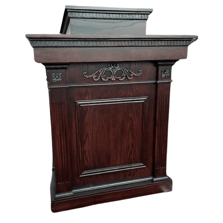 Elegant Church Wood Tiered Pulpit TSP-120