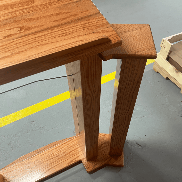 Trinity™ Solid Wood Pulpit with Acrylic Center
