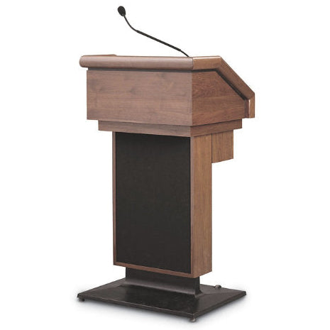 The Keynote Solid Hardwood Lectern / Podium