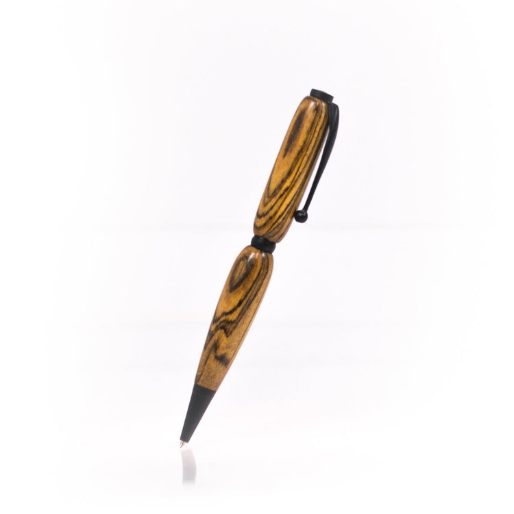 Handcrafted Bocote Wood Pen - Refillable Ballpoint