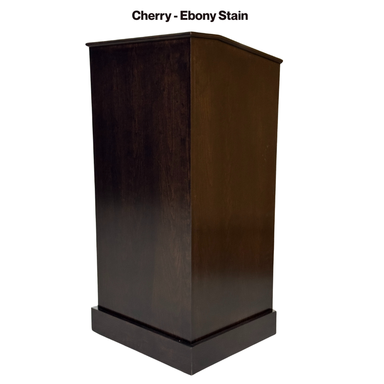 Collegiate™ Podium (CPD677) – Premium Solid Cherry Wood Lectern