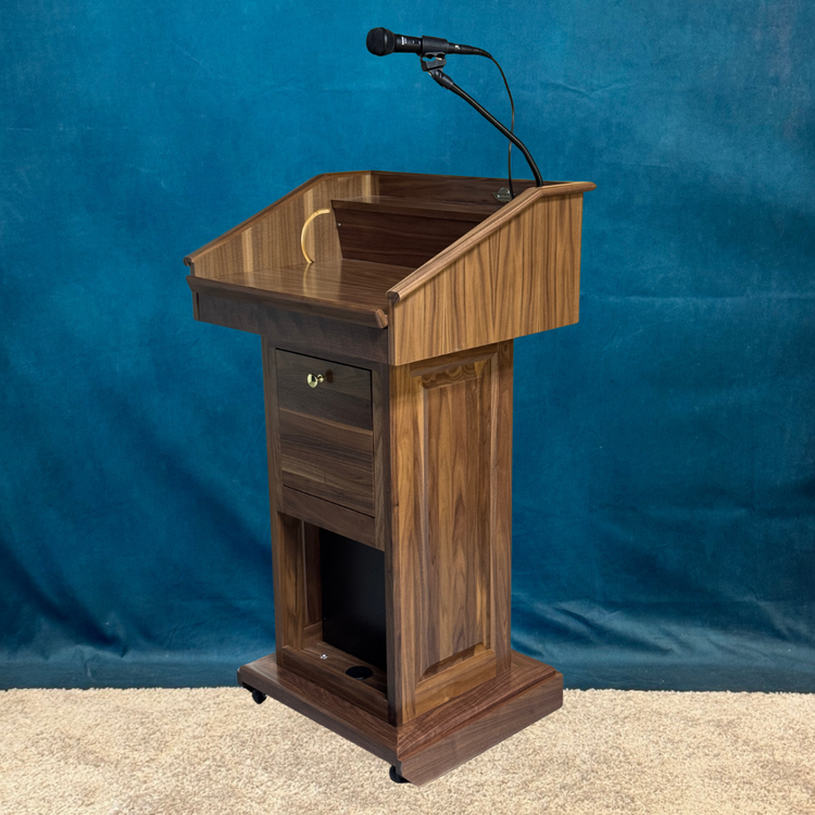 Counselor Evolution™ Premium Wooden Portable Sound Podium