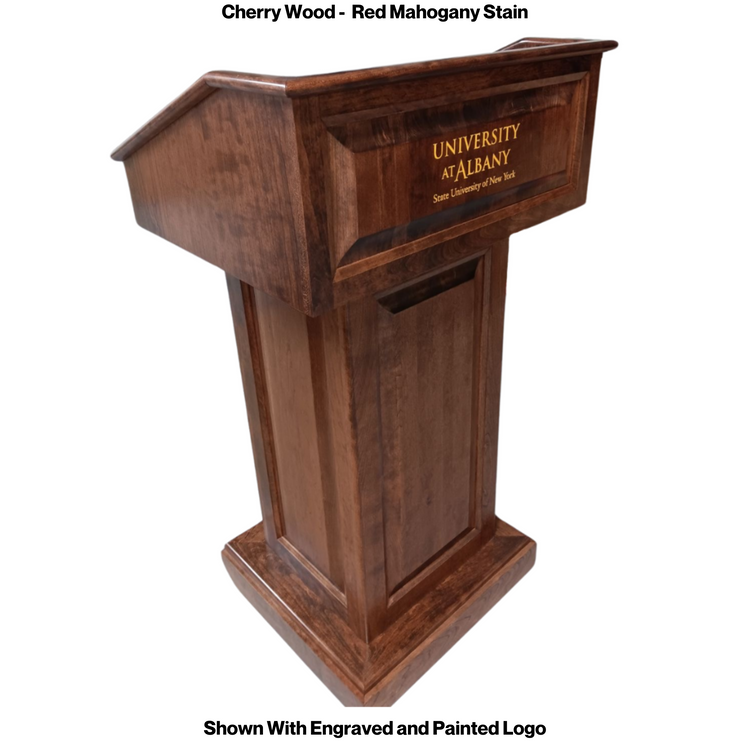 Counselor™ Handcrafted Wooden Presentation Podium