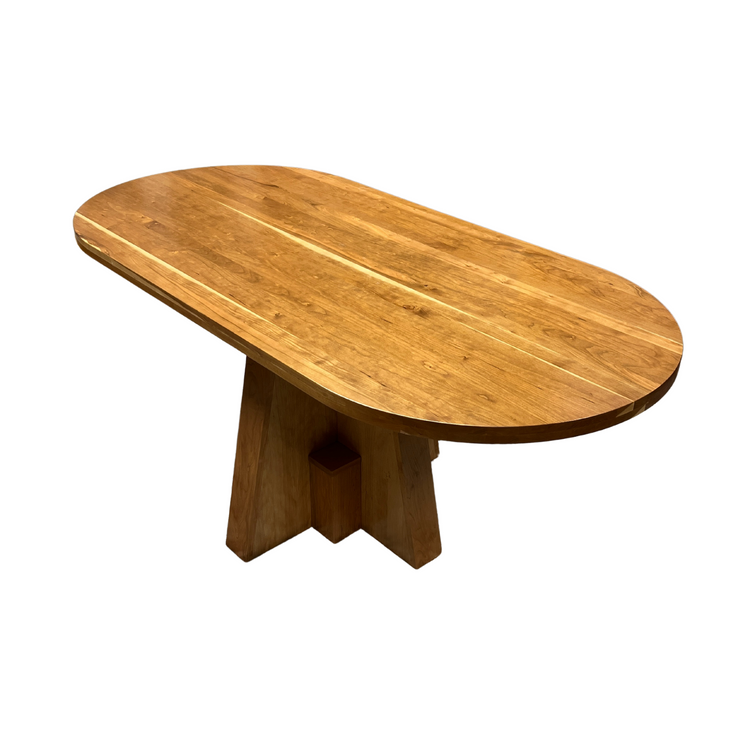 Oval Conference Table - Cherry Hardwood