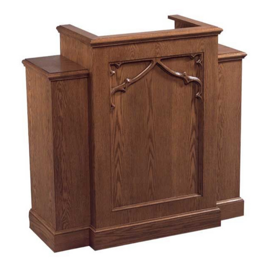 Heritage Church Wing Oak Wood Pulpit