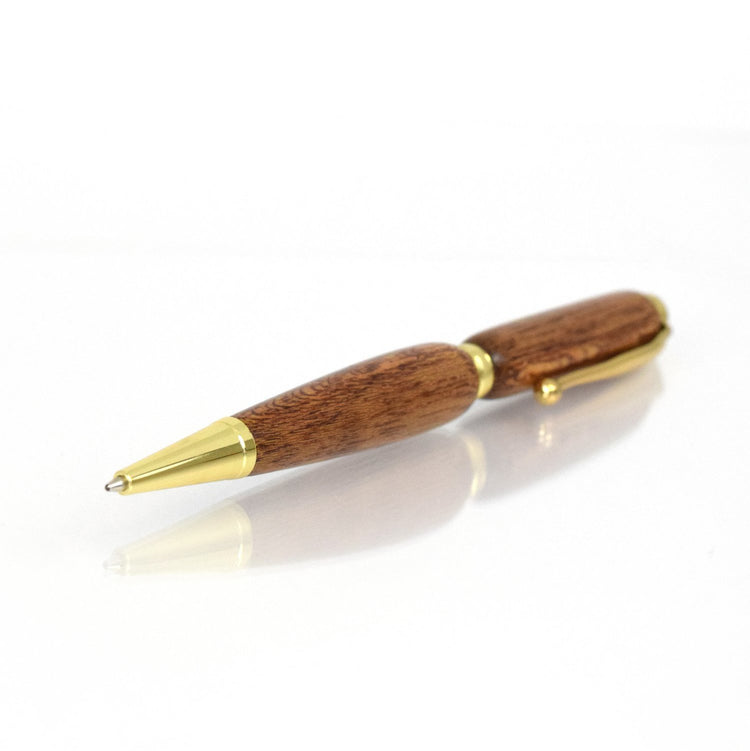 Handcrafted Mahogany Pen - Refillable Ballpoint