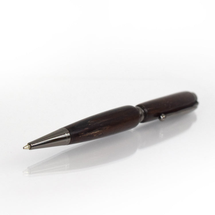 Handcrafted Wenge Wood Pen – Refillable Ballpoint | Exotic African Hardwood
