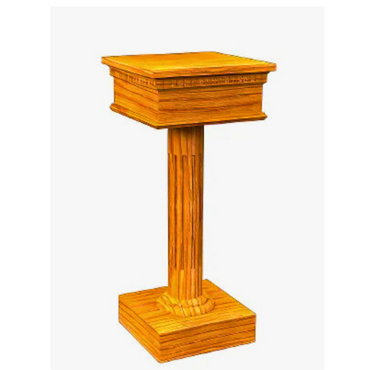 Sacred Wood Colonial Flower Stand #8302