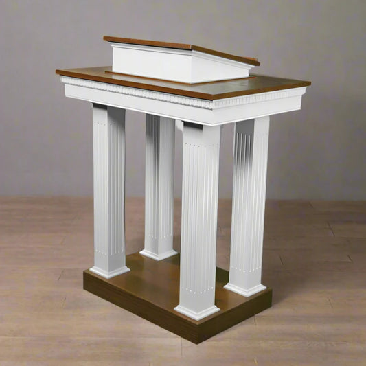 Sacred Church Wood Colonial Pulpit #8401