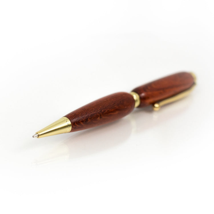 Handcrafted Padauk Wood Pen - Refillable Ballpoint
