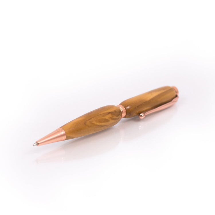 Olivewood Pen – Refillable Ballpoint | Hand-Turned in Missouri