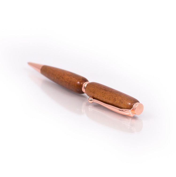 Sapele Pen - Refillable Ballpoint | Hand-Turned in Missouri