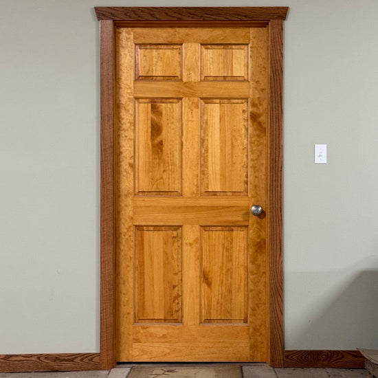 bullet resistant door with hidden steel inside