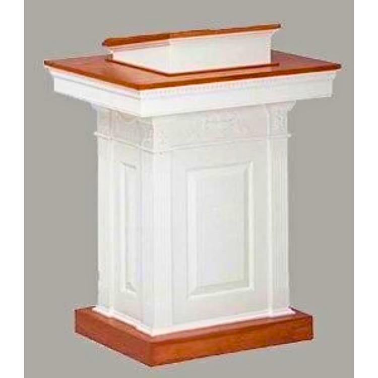 Sacred Church Wood Pulpit Pedestal #8201