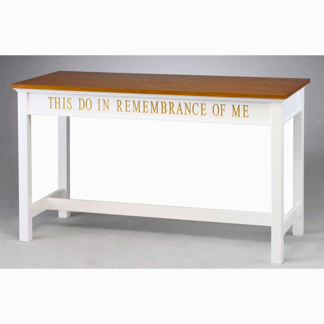 Open Communion Table Traditional Church Wood Communion Table Open #815