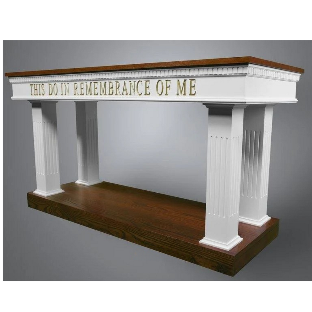 Religous Table Sacred Church Wood Roman Communion Table #8405