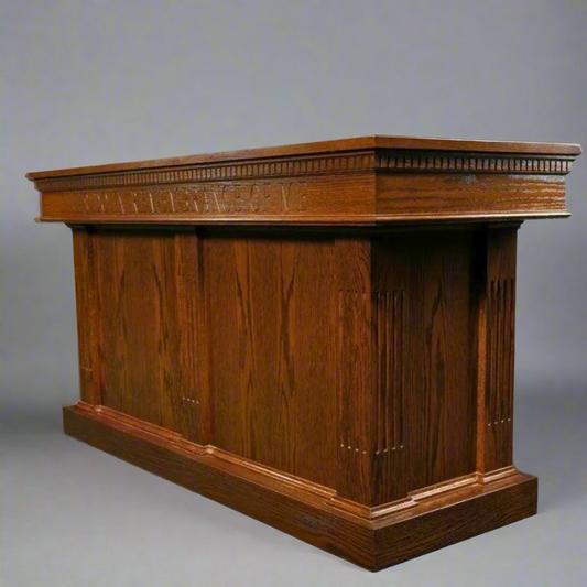Sacred Church Closed Communion Table #8410