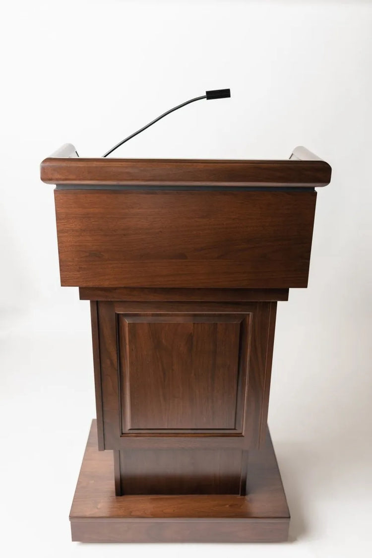 The Keynote Solid Hardwood Lectern / Podium