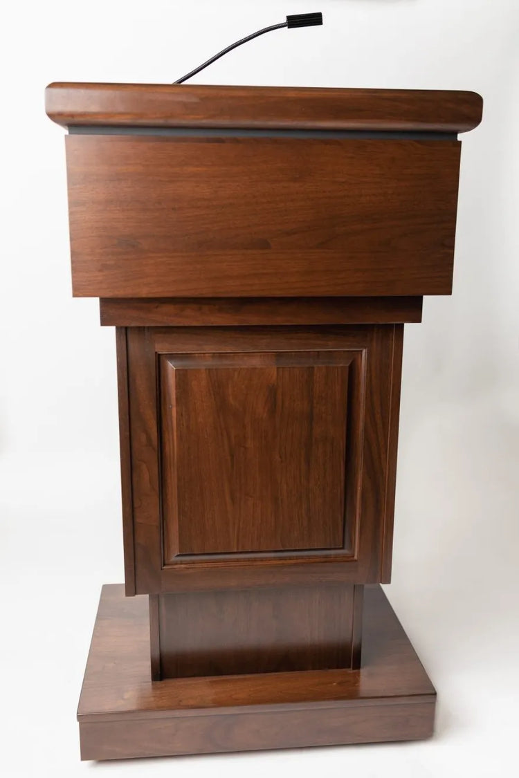 The Keynote Solid Hardwood Lectern / Podium