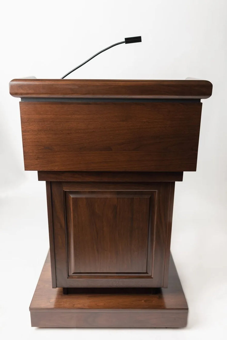 The Keynote Solid Hardwood Lectern / Podium