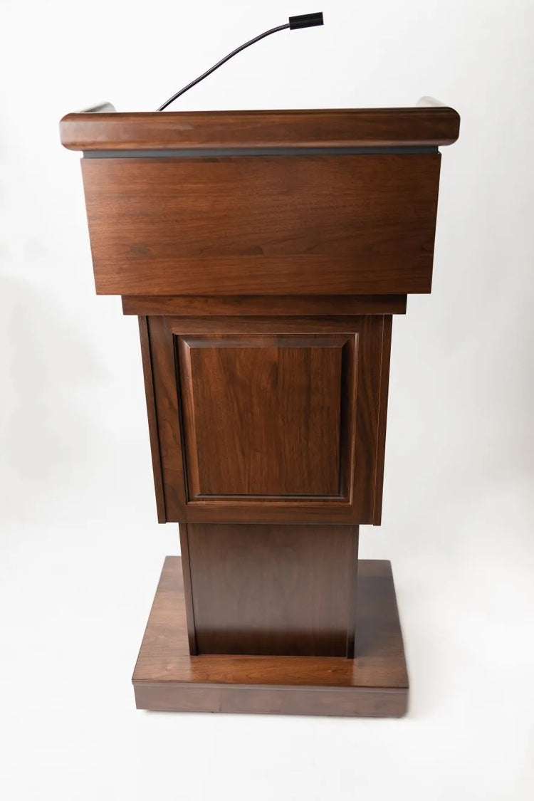 The Keynote Solid Hardwood Lectern / Podium