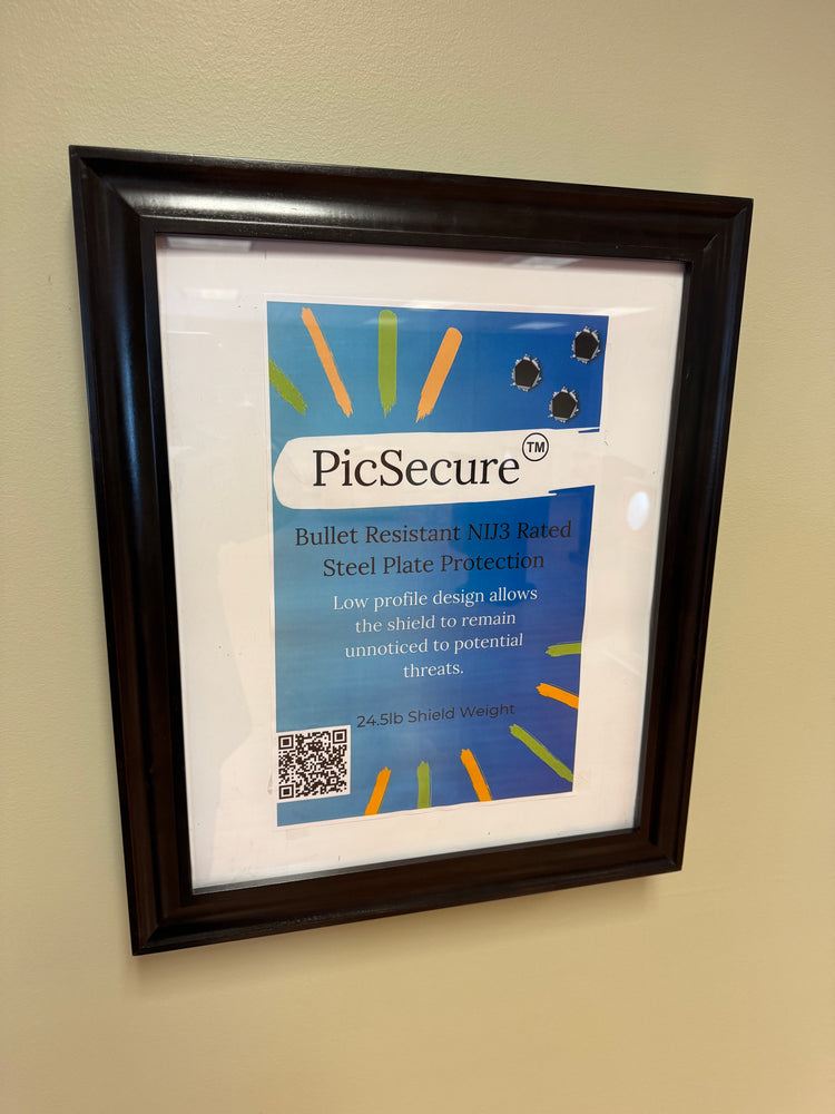 PicSecure™ Bullet Resistant Shield Picture Frame