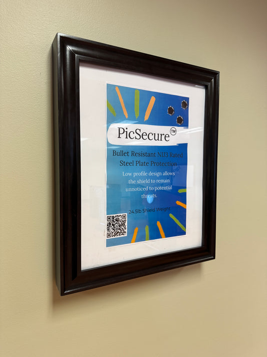 PicSecure™ Bullet Resistant Shield Picture Frame