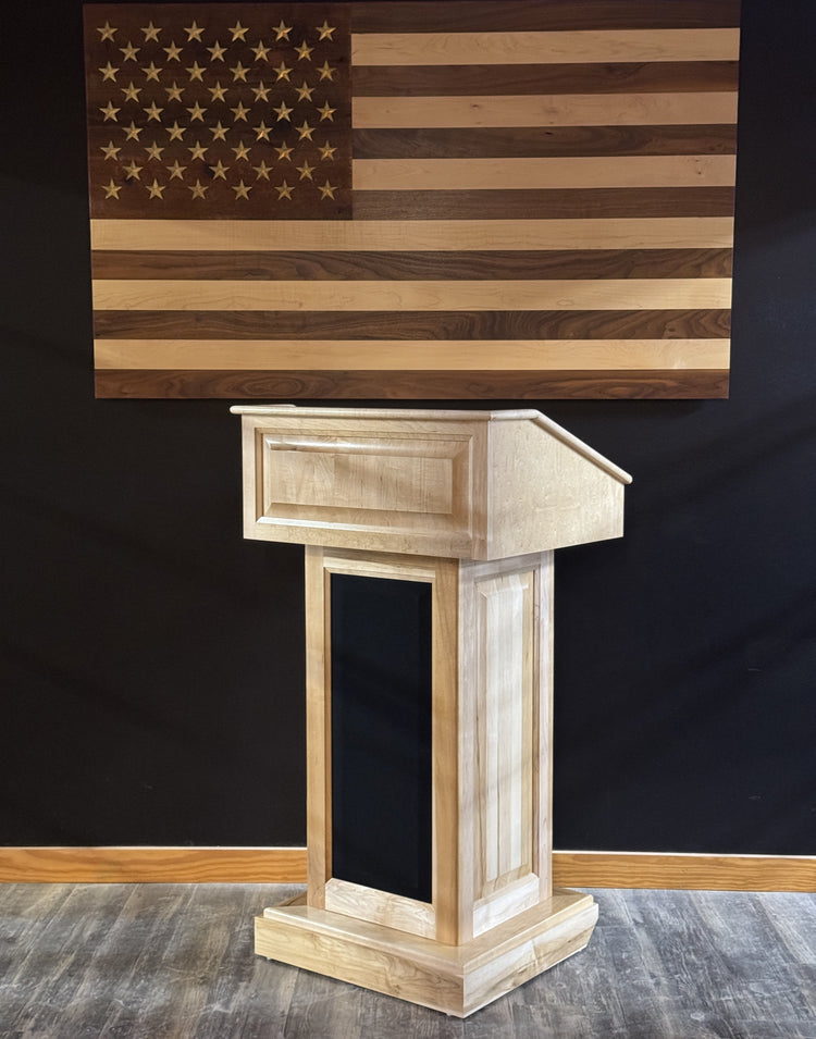 Counselor Evolution™ Premium Wooden Portable Sound Podium