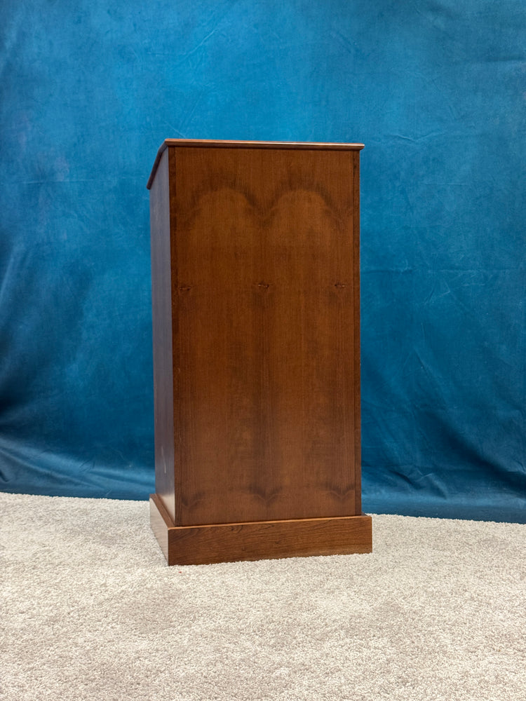 Collegiate™ Podium – Premium Cherry Lectern Stained Red Mahogany QUICK SHIP