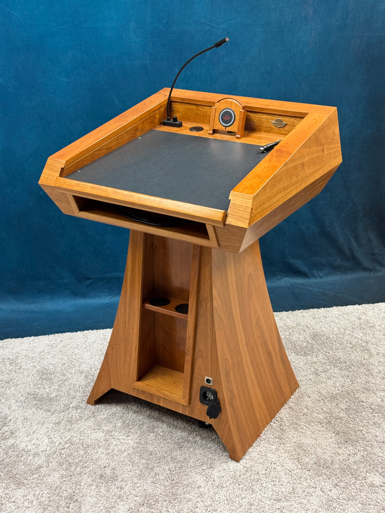 StatesMan AutoGlide™ – Premium Height-Adjustable Podium with AutoGlide™ Technology