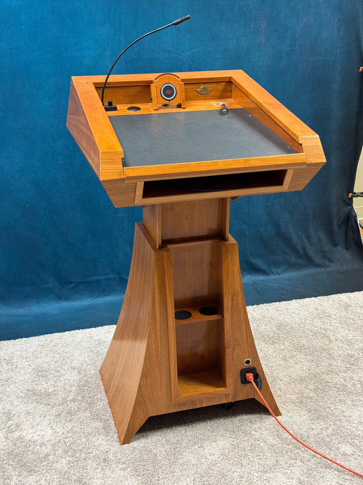 StatesMan AutoGlide™ – Premium Height-Adjustable Podium with AutoGlide™ Technology