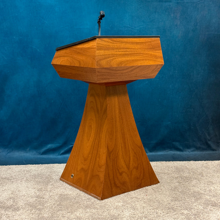 StatesMan Slim™ Podium – Premium Handcrafted Wooden Lectern