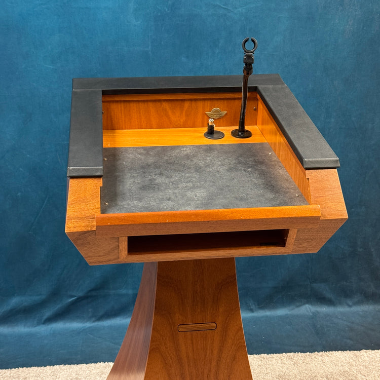 StatesMan Slim™ Podium – Premium Handcrafted Wooden Lectern
