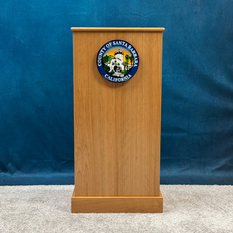 Collegiate™ Podium (CPD677) – Premium Solid Cherry Wood Lectern